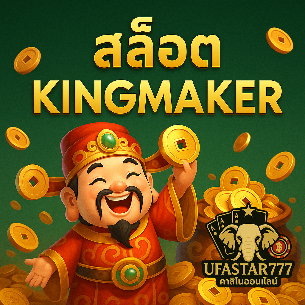 UFASTAR777 สล็อต KINGMAKER ภาพสวย ลื่นไหล ไม่มีเด้ง