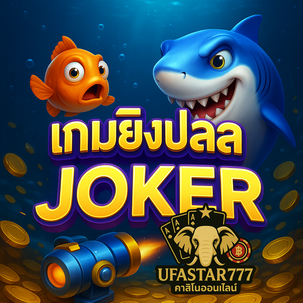 เกมยิงปลา JOKER แตกง่าย ภาพอลังการ ล่าปลาสุดมันส์กับ UFASTAR777