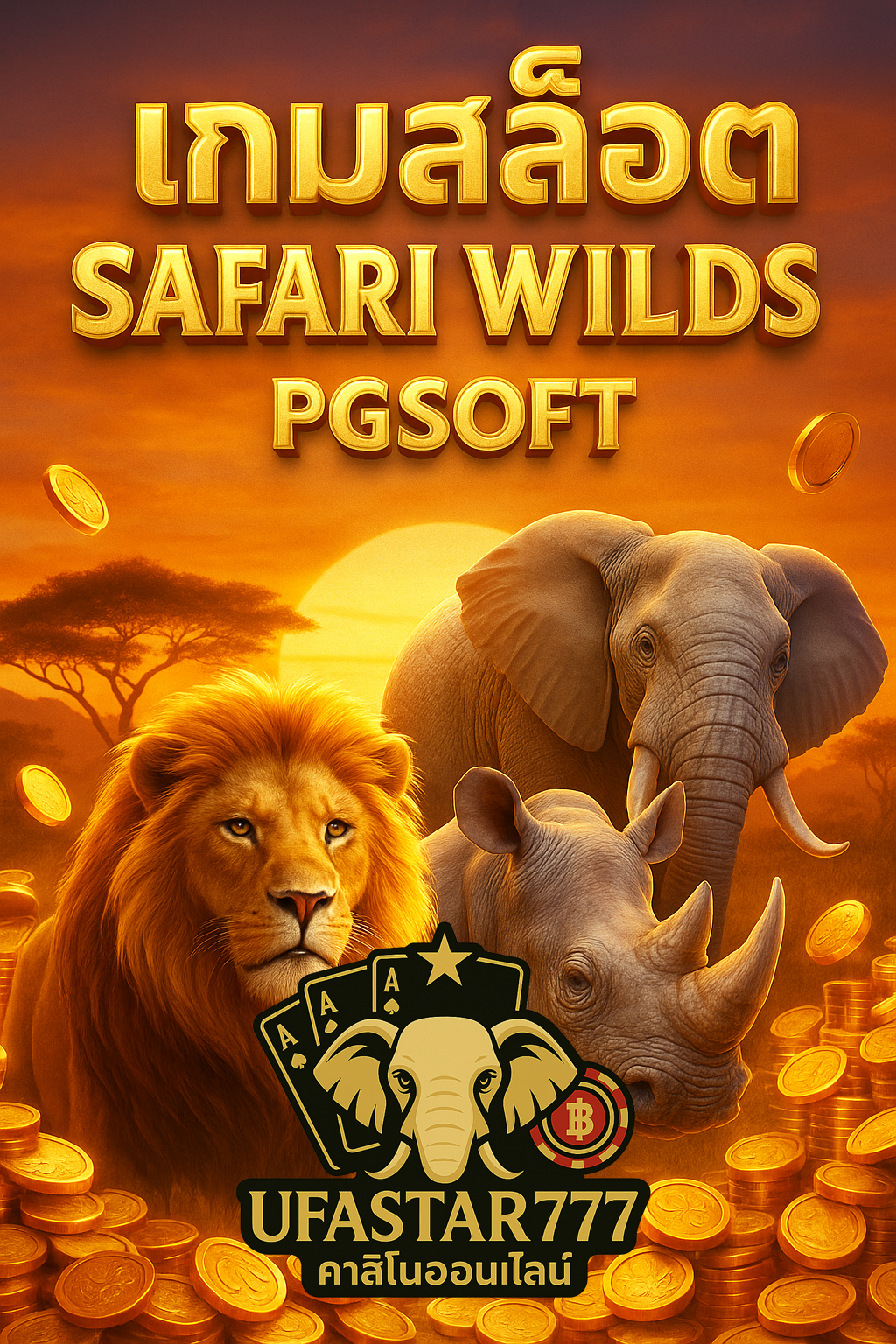 UFASTAR777 เกมสล็อต SAFARI WILDS PGSOFT ตะลุยซาฟารีแตกกระจาย