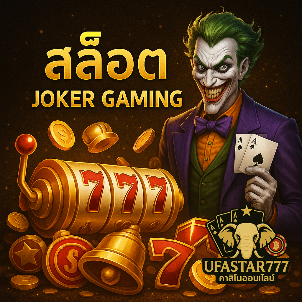 UFASTAR777 สล็อต Joker Gaming แตกง่าย 2025 ทุกเกมจ่ายจริง
