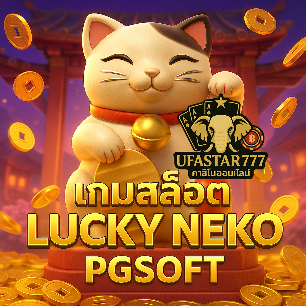 UFASTAR777 เกมสล็อต LUCKY NEKO PGSOFT สล็อตแมวนำโชคสุดปัง