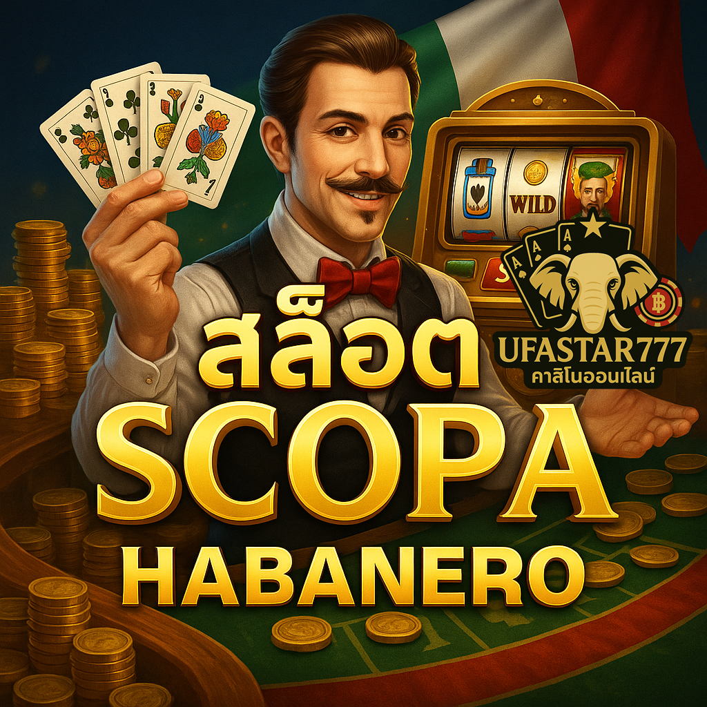 UFASTAR777: สล็อต SCOPA HABANERO ไพ่แตกไวสุดในไทย
