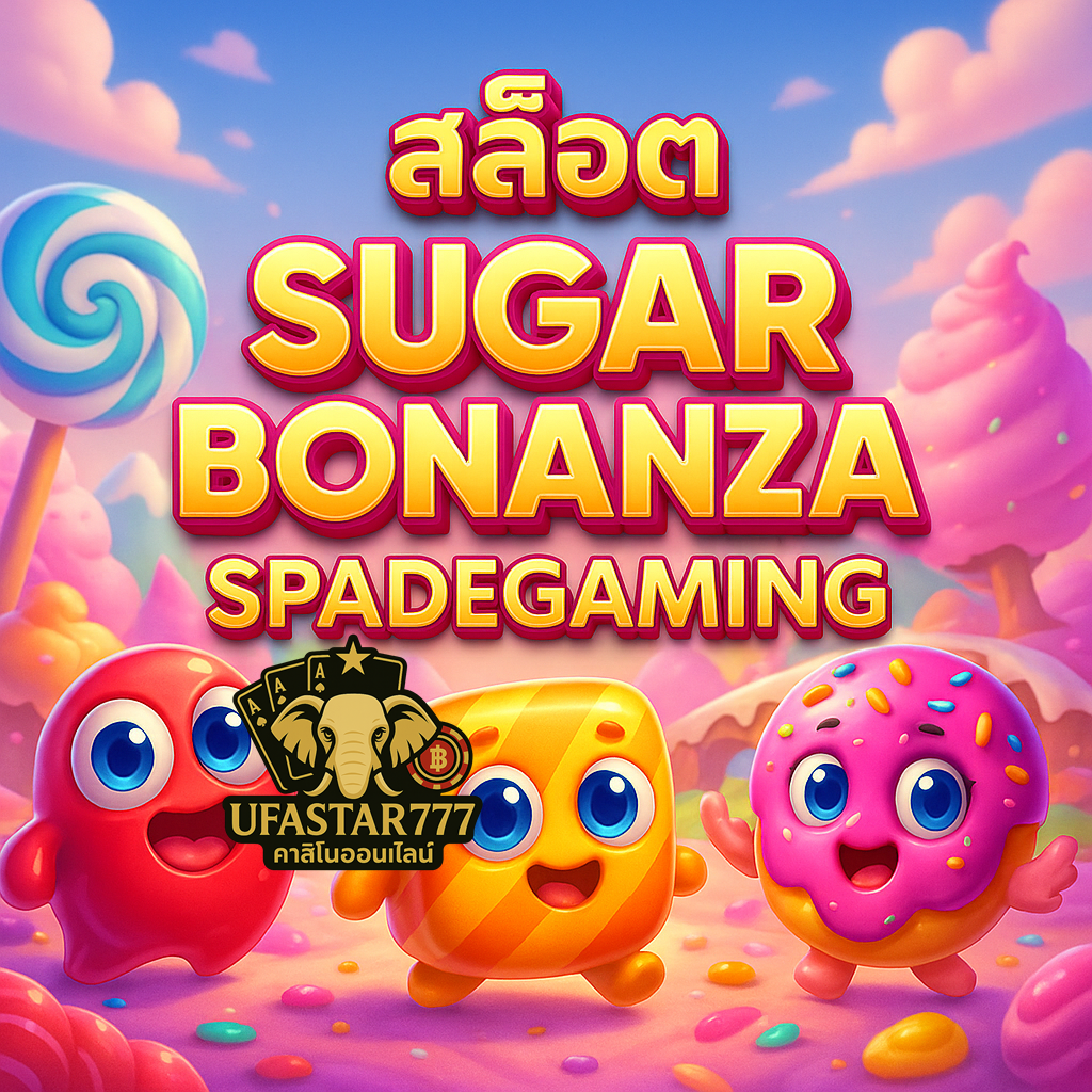 UFASTAR777 สล็อต SUGAR BONANZA SPADEGAMING แตกหวานทุกสปินฟรี