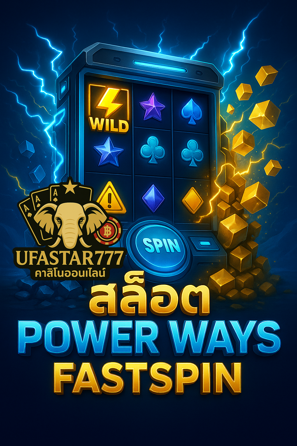UFASTAR777: สล็อต POWER WAYS FASTSPIN โบนัสแตกทุกช่องจ่าย