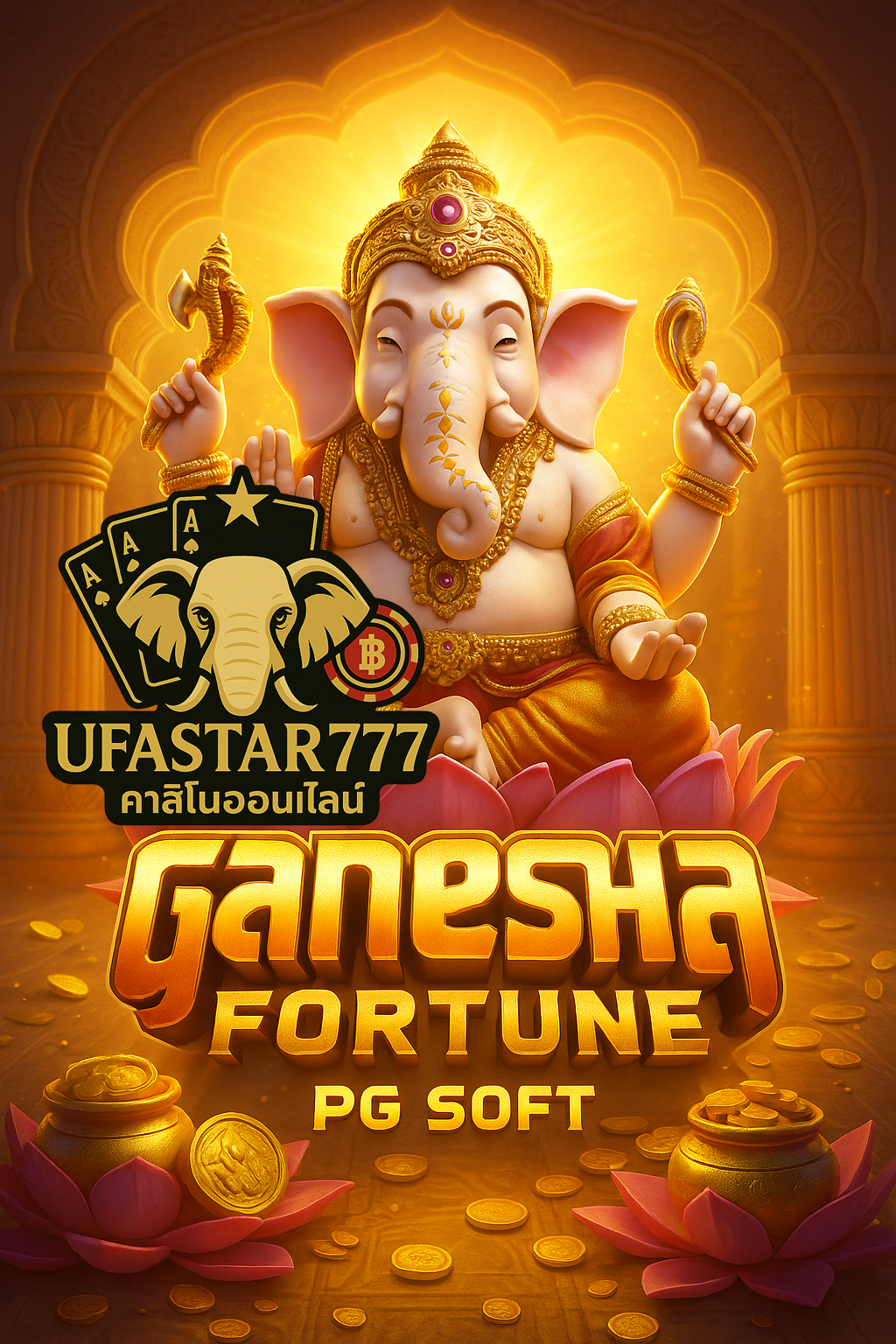 UFASTAR777 เปิดโชคแห่งพระพิฆเนศในเกมสล็อต GANESHA FORTUNE PGSOFT