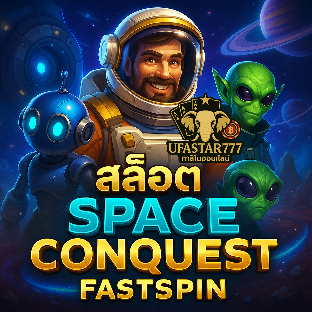 UFASTAR777: สล็อต SPACE CONQUEST FASTSPIN ตะลุยกาแล็กซีแตกดี