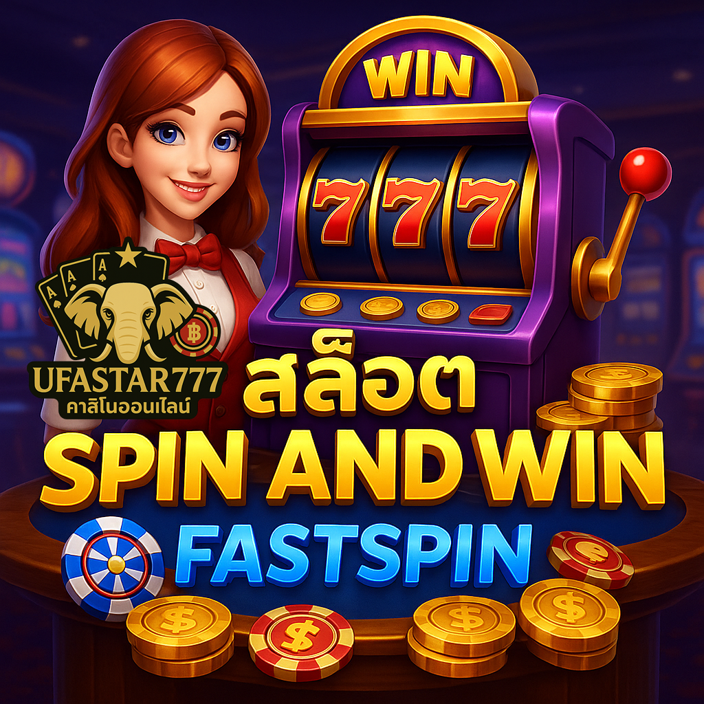 UFASTAR777: สล็อต SPIN AND WIN FASTSPIN หมุนง่ายแตกทุกเบท