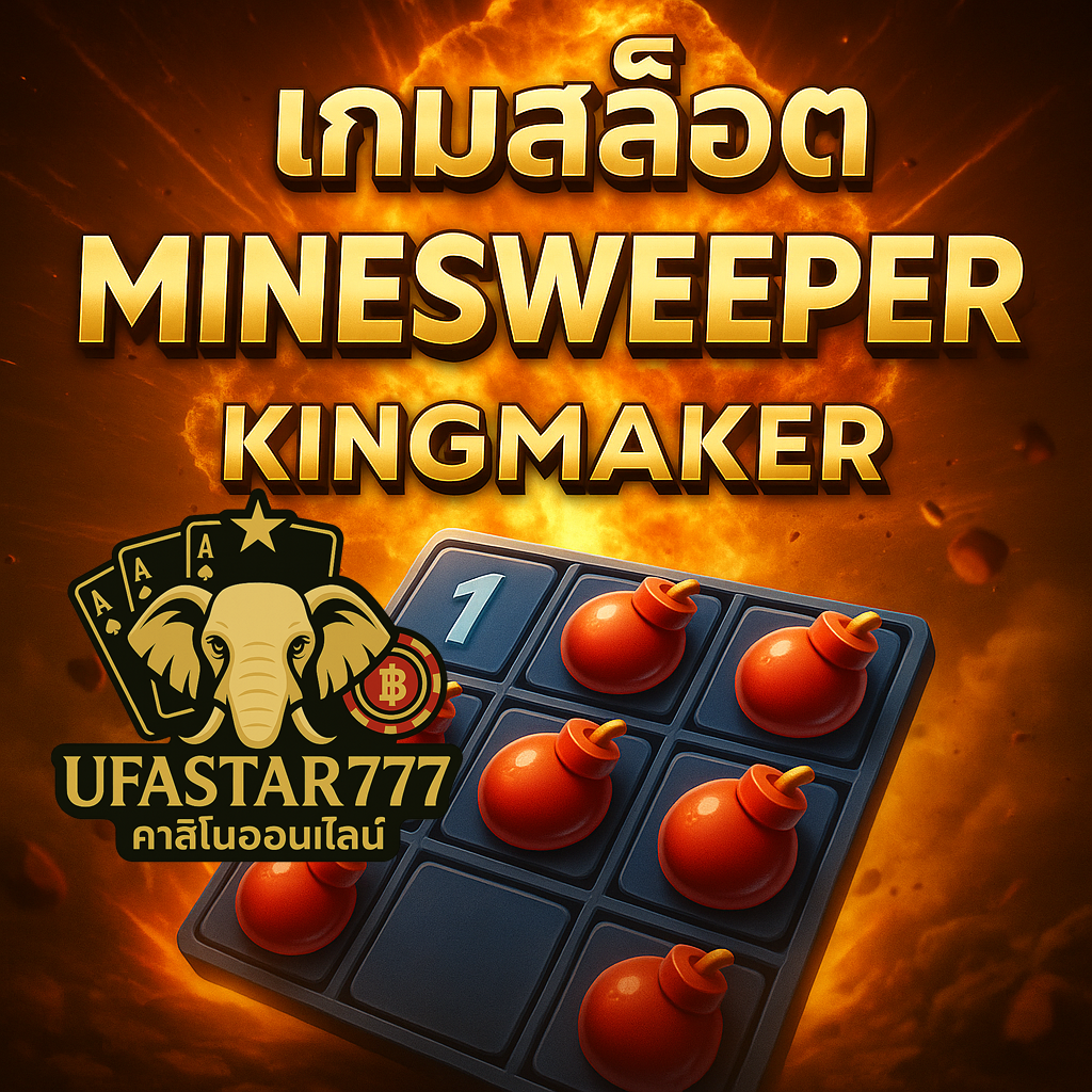 UFASTAR777: เกมสล็อต MINESWEEPER KINGMAKER เกมท้าใจแตกง่าย