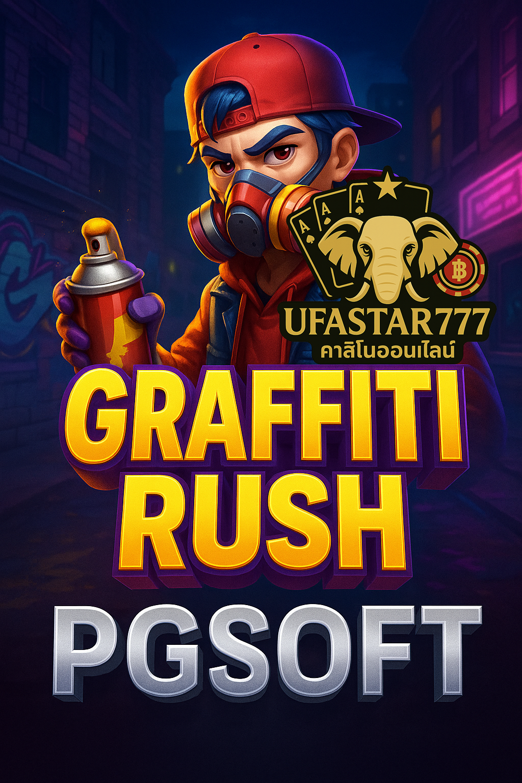 UFASTAR777 แนะนำเกมสล็อต GRAFFITI RUSH PGSOFT สายสตรีทตัวจริง