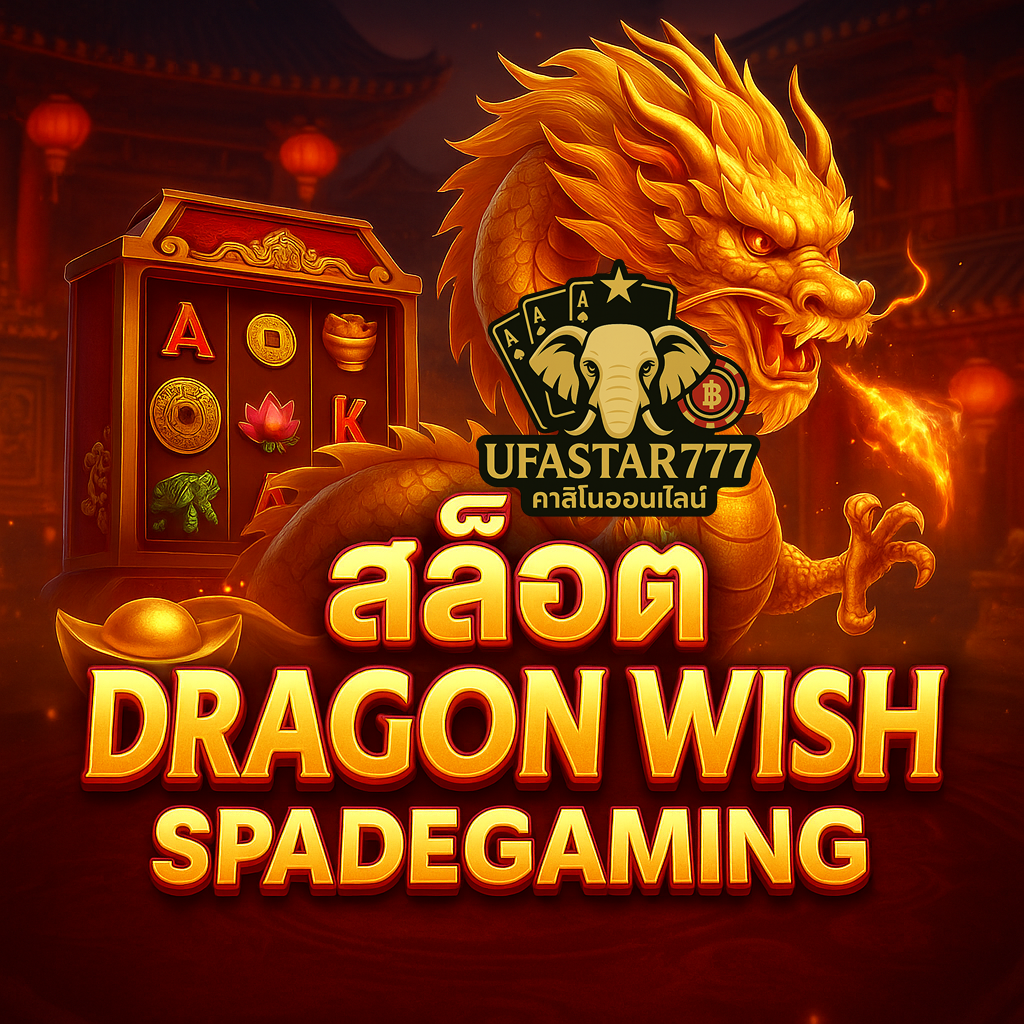 UFASTAR777: สล็อต DRAGON WISH SPADEGAMING มังกรให้โชคแตกหนัก
