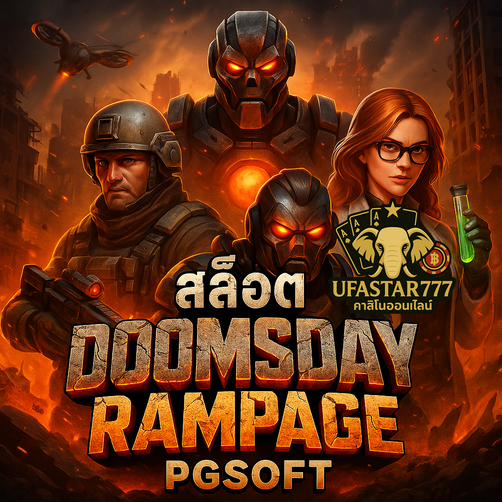 UFASTAR777: สล็อต DOOMSDAY RAMPAGE PGSOFT ถล่มโลกแตกแจกหนัก