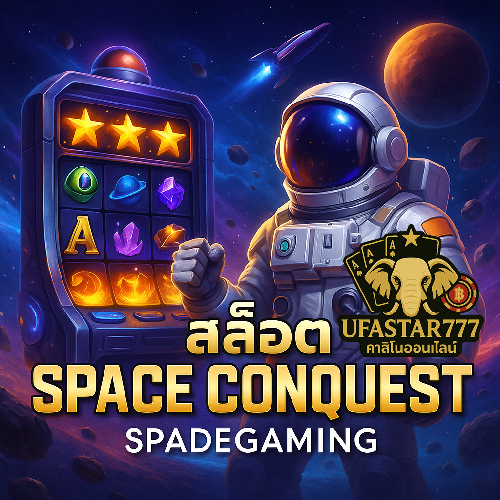UFASTAR777: สล็อต SPACE CONQUEST SPADEGAMING แตกกลางอวกาศ