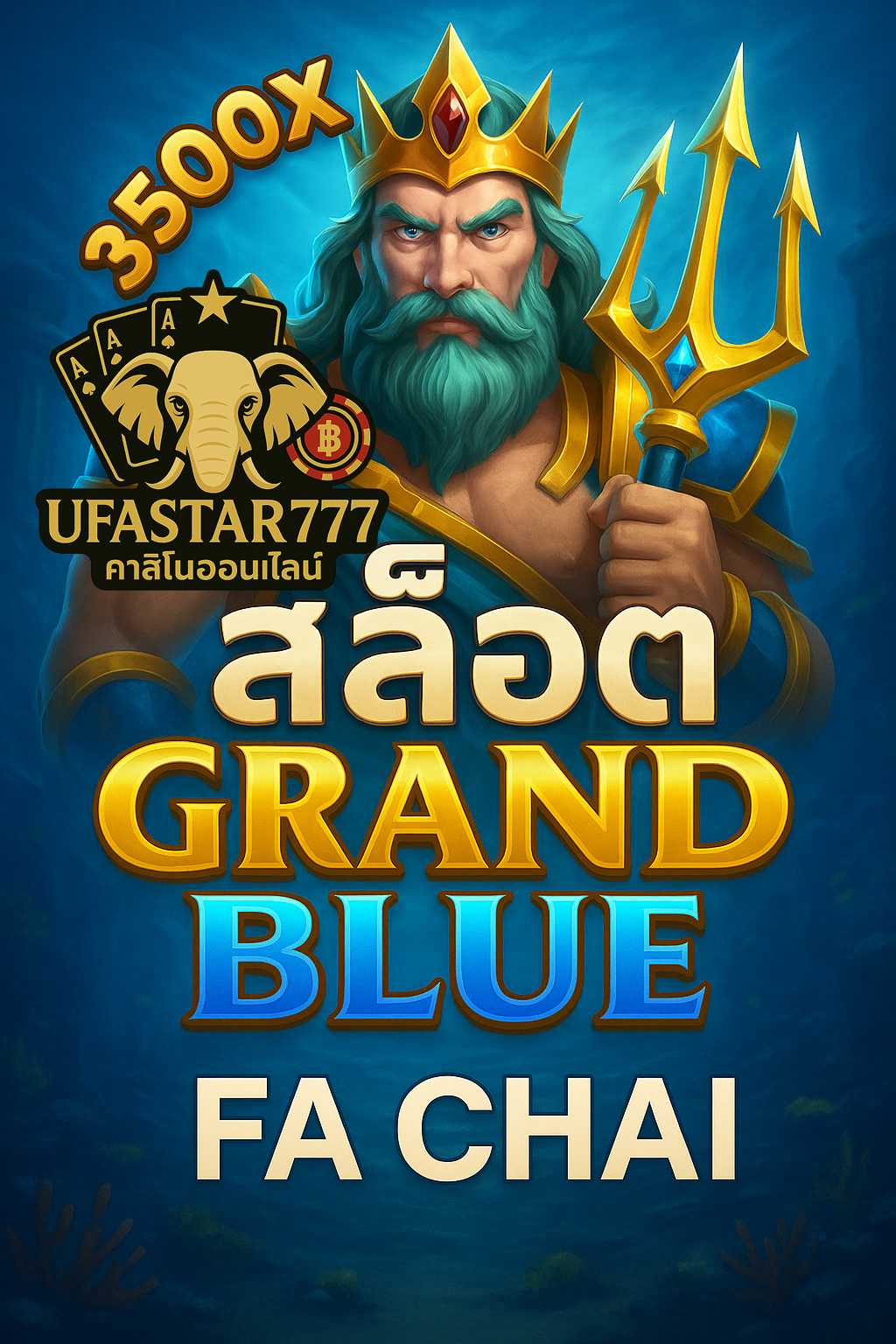 UFASTAR777: สล็อต GRAND BLUE FA CHAI ลึกสุดใต้ทะเลแตกไม่ยั้ง