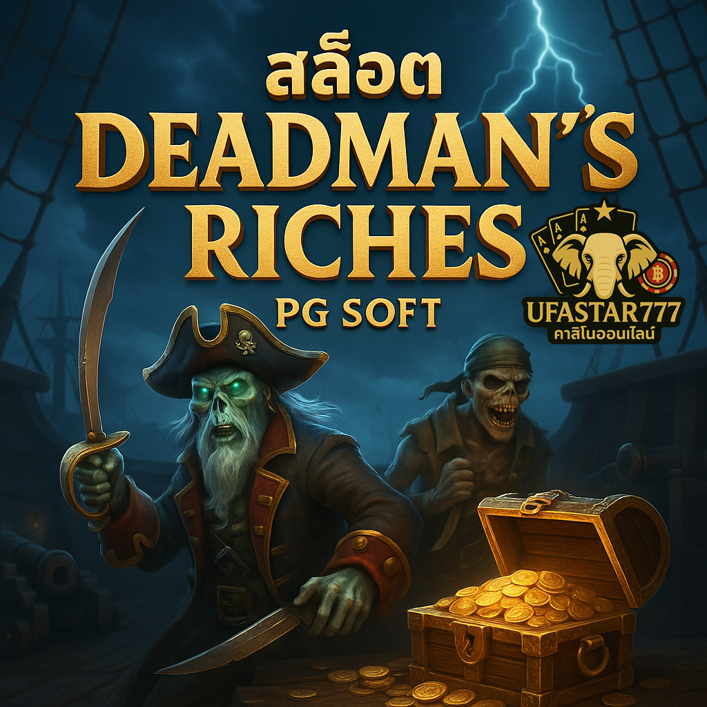 UFASTAR777: สล็อต DEADMAN’S RICHES PGSOFT ผีโจรสลัดล่าทองคำ