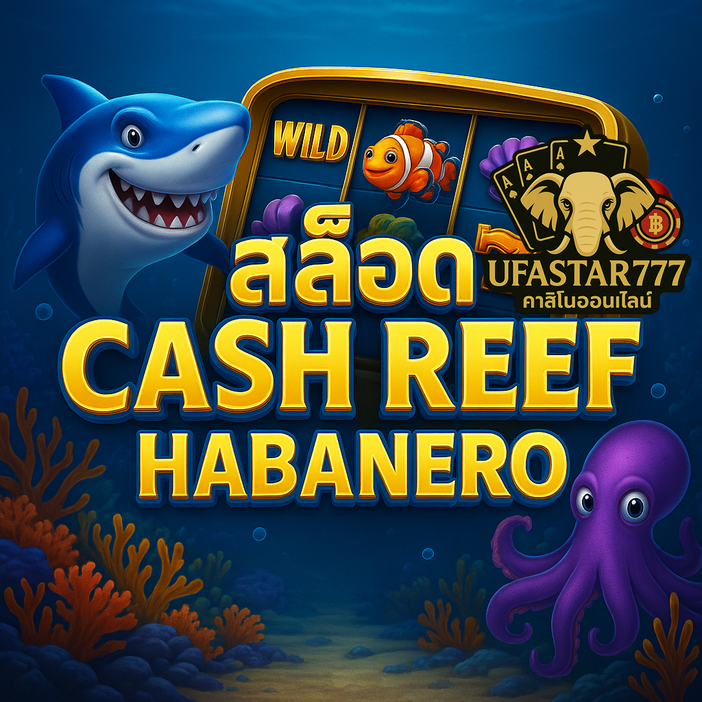 UFASTAR777: สล็อต CASH REEF HABANERO ใต้น้ำ แตกง่ายสุด