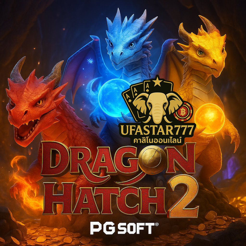 UFASTAR777 เปิดไข่มังกรโบนัสแตกในเกมสล็อต DRAGON HATCH 2 PGSOFT