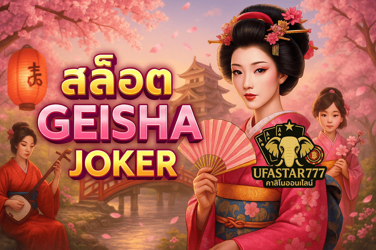UFASTAR777: สล็อต GEISHA JOKER เกอิชานำโชค แตกหนักทุกไม้