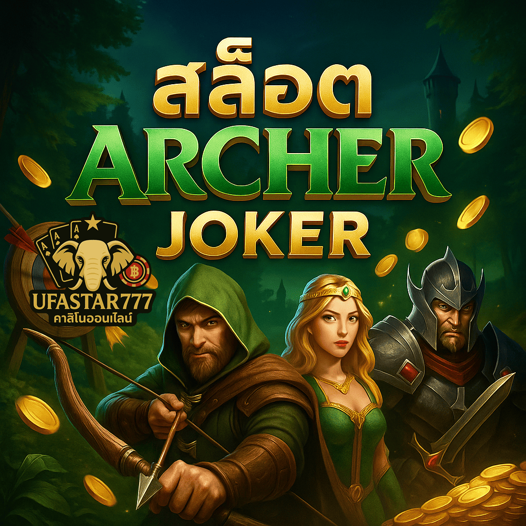 UFASTAR777: สล็อต ARCHER JOKER ยิงแม่นแตกแรง โบนัสพุ่งทะลุจอ