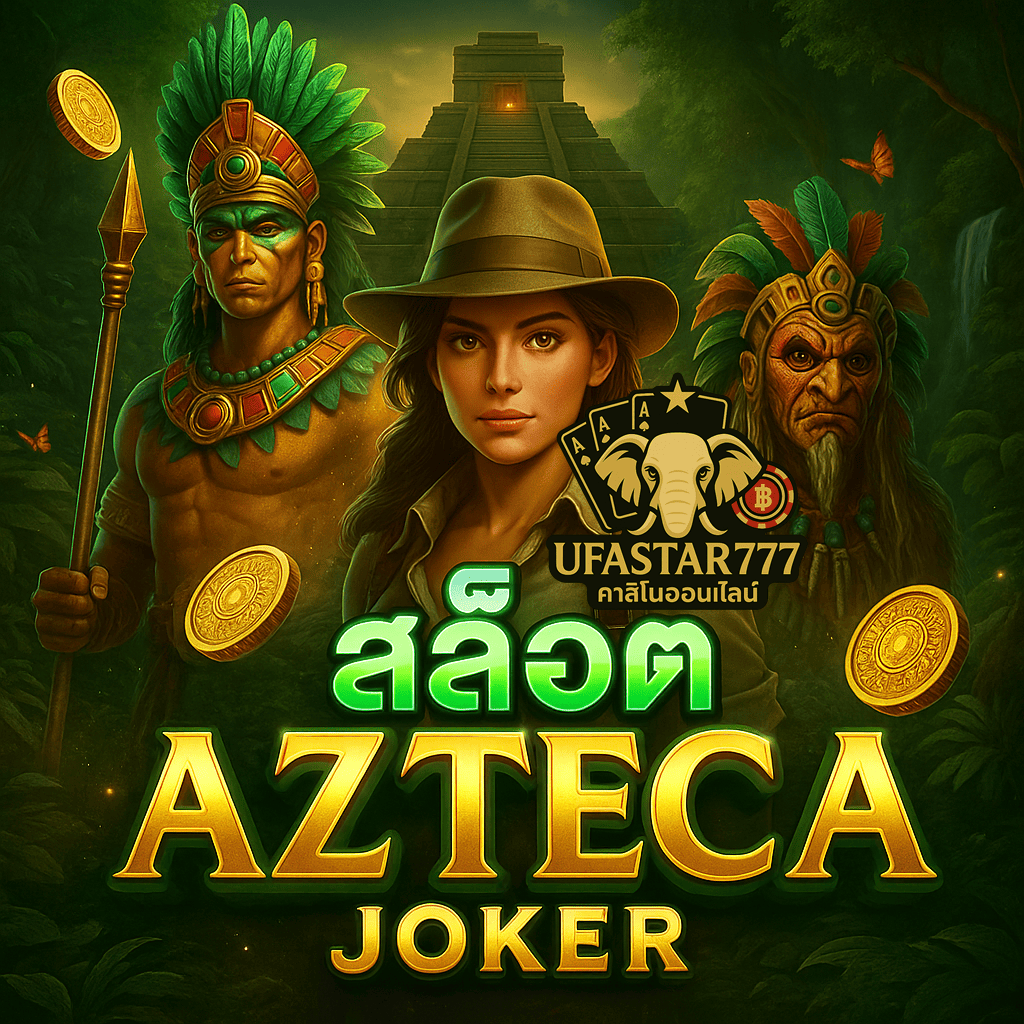 UFASTAR777: สล็อต AZTECA JOKER ผจญภัยล่าโบนัสในพีระมิดทอง